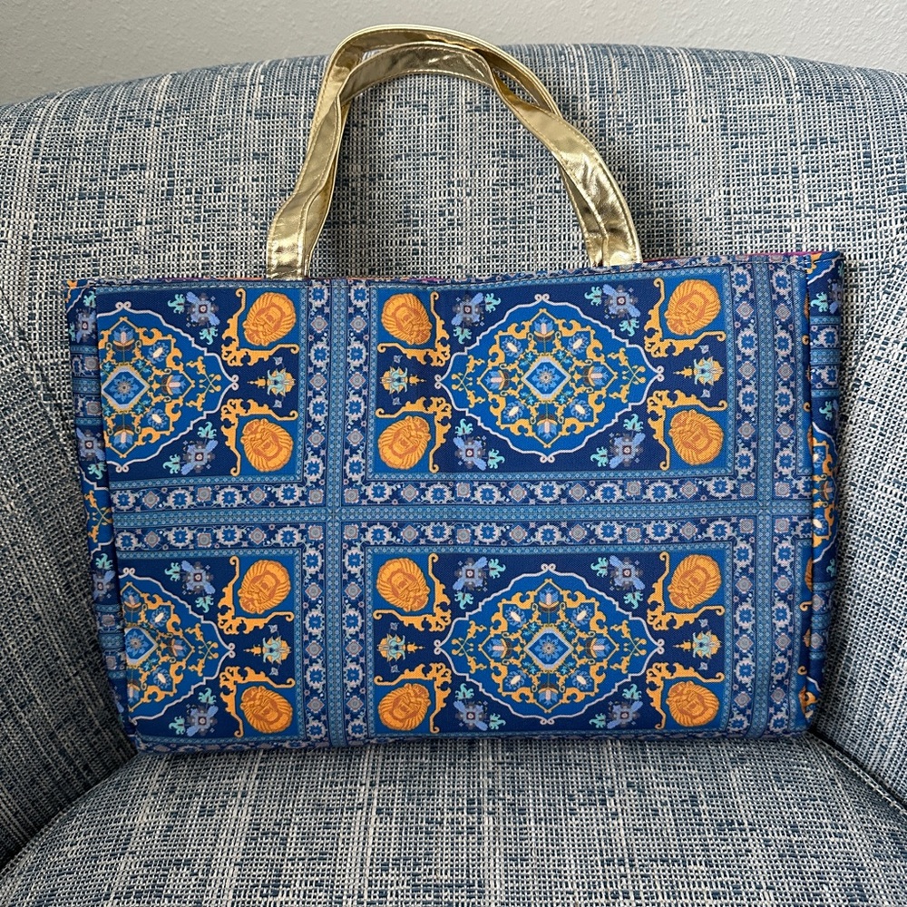 NWOT—Michael Wilkonson for Disney Aladdin Princess Jasmine Cotton Print Tote